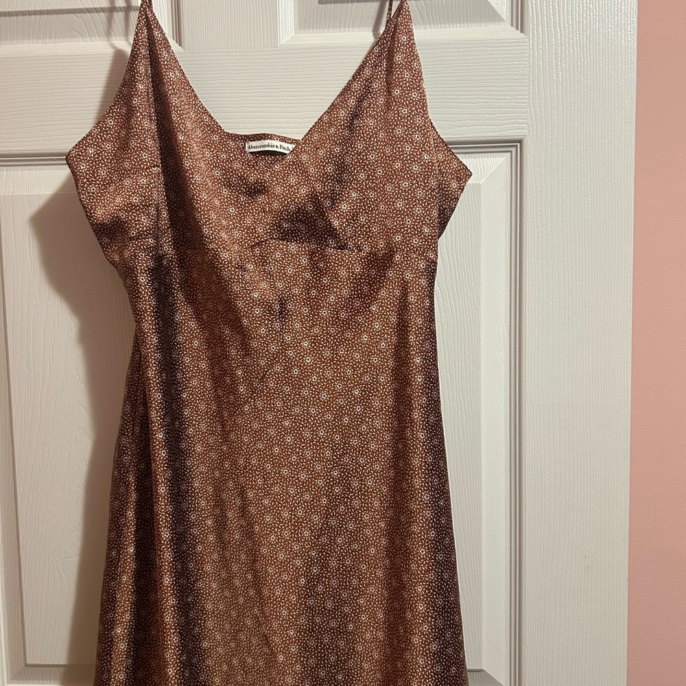 Abercrombie & Fitch Rust Floral Dress